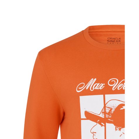 2025 Red Bull Racing Max Verstappen Puzzle Crew Sweat (Exotic Orange)