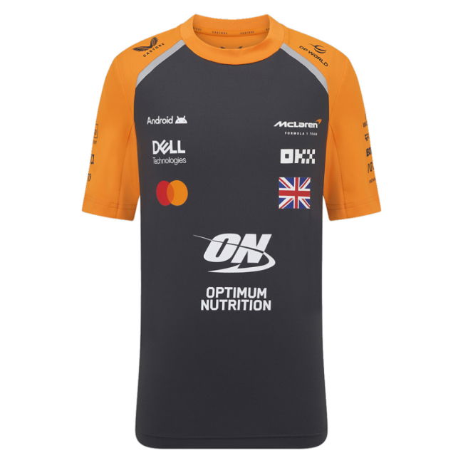 2025 McLaren F1 Team Set Up T-Shirt Norris (Phantom) - Kids