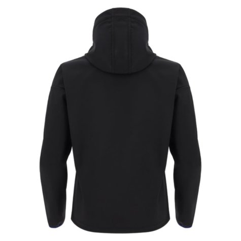 2025 Yamaha Factory Racing Softshell Travel Jacket - Black/Royal
