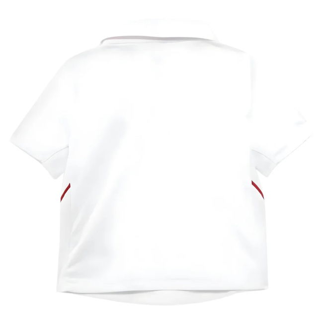 2025-2026 England Cricket ECB Test Replica SS Shirt (White) - Infant (Your Name)