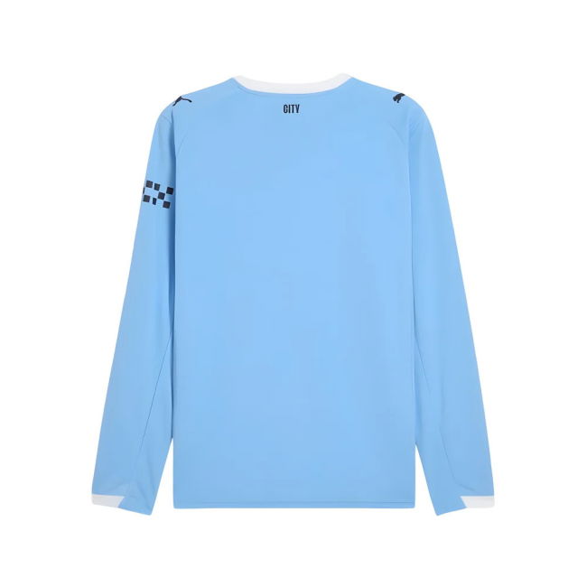 2025-2026 Man City Long Sleeve Home Shirt