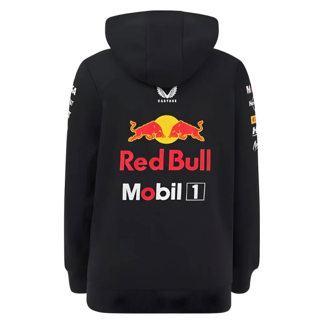 2025-2026 Red Bull Racing Full Zip Hoodie (Kids) - Night Sky