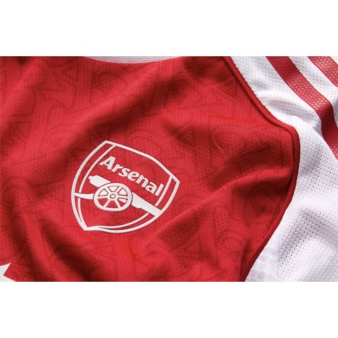 2025-2026 Arsenal Authentic Long Sleeve Home Shirt