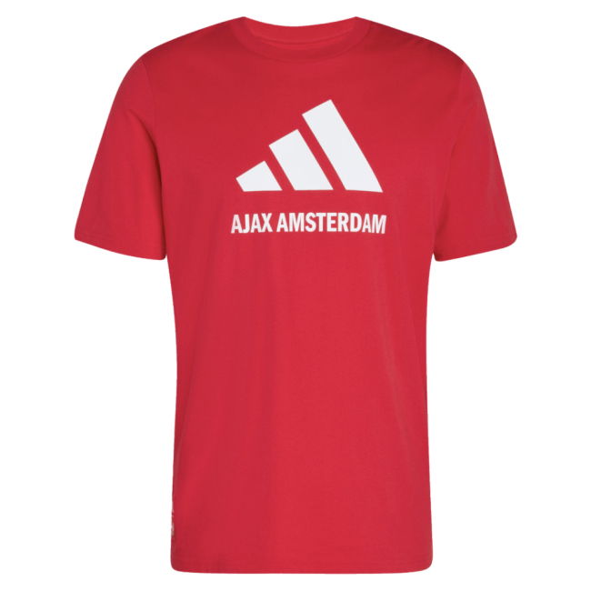 2025-2026 Ajax Seasonal Graphic Tee (Bold Red) (Your Name)