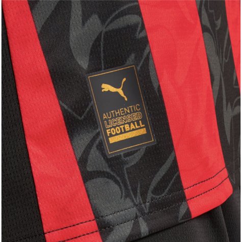 2025-2026 AC Milan Long Sleeve Home Shirt (Reijnders 14)