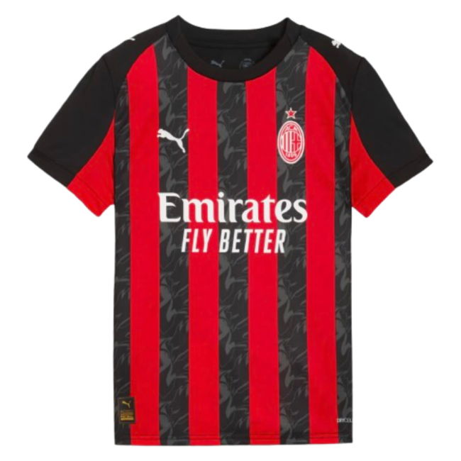 2025-2026 AC Milan Home Shirt (Kids) (Pirlo 21)
