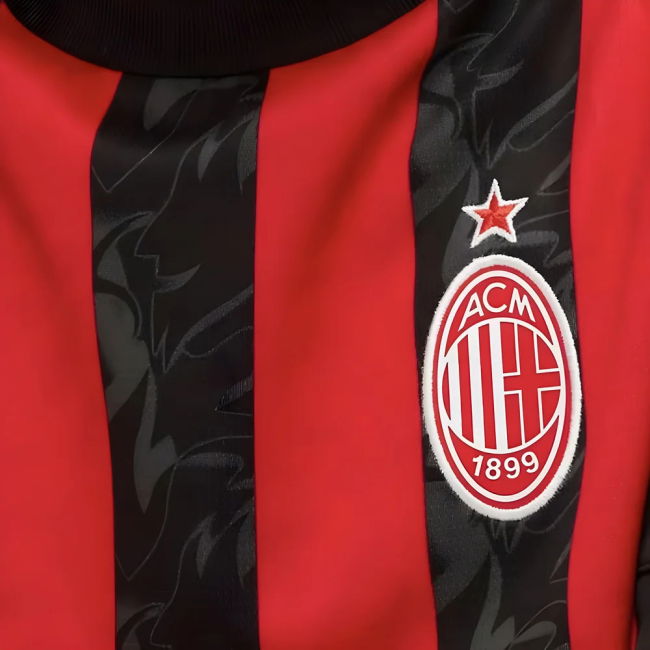 2025-2026 AC Milan Home Shirt (Kids) (Pirlo 21)