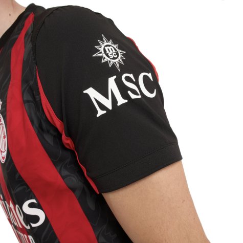 2025-2026 AC Milan Authentic Home Shirt (Reijnders 14)