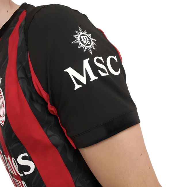 2025-2026 AC Milan Authentic Home Shirt (Pirlo 21)