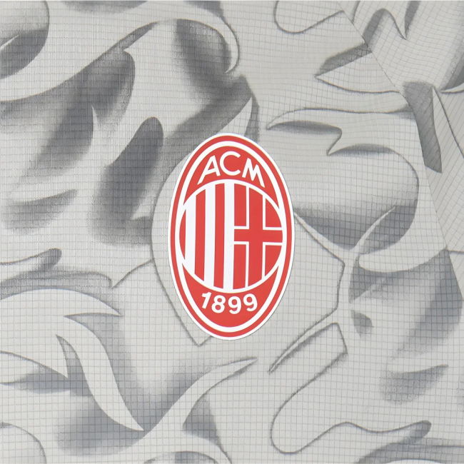 2025-2026 AC Milan Warm Up Jersey (Smokey Gray) (Pirlo 21)
