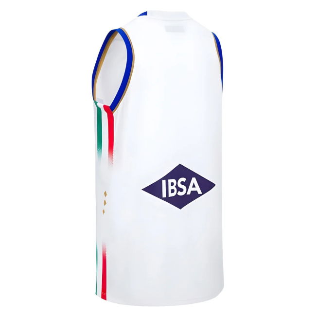 2025-2026 Italy FIP Basketball Home Jersey (White)
