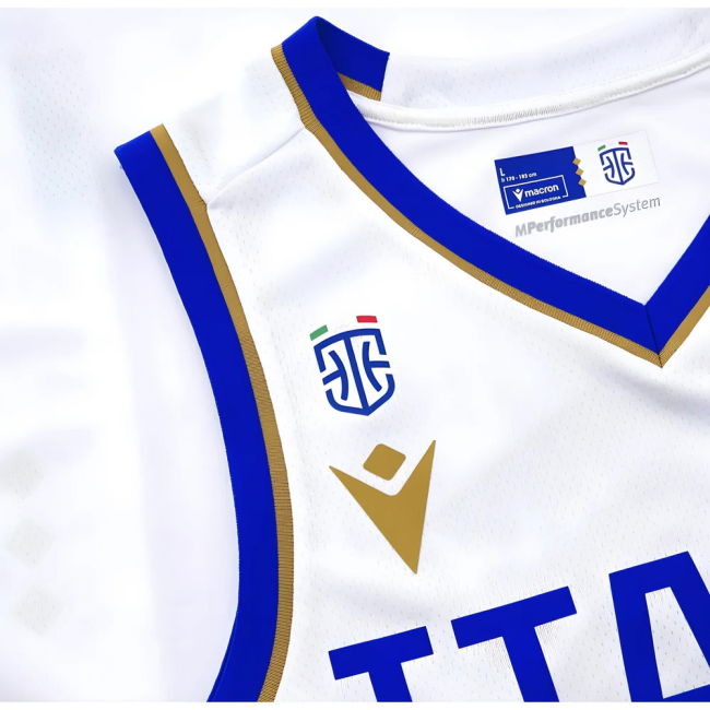 2025-2026 Italy FIP Basketball Home Jersey (White)