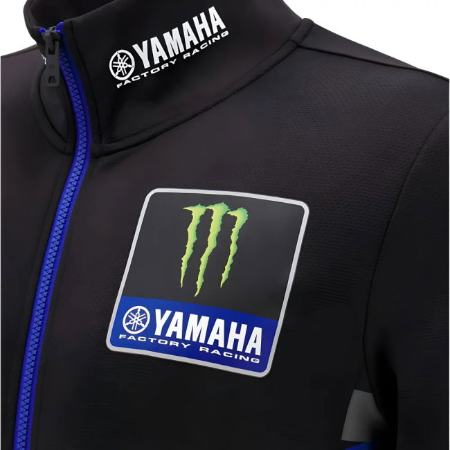 2025 Yamaha Racing Ath Team Full Zip Tech Sweat (Black)