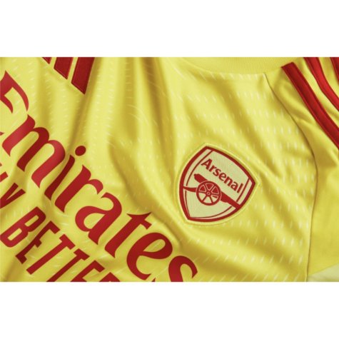 2025-2026 Arsenal Home Goalkeeper Shirt (Yellow) - Kids
