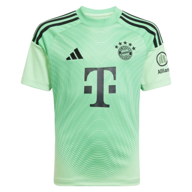 2025-2026 Bayern Munich Home Goalkeeper Shirt (Glory Mint) - Kids (Kahn 1)