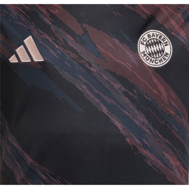 2025-2026 Bayern Munich Pre-Match Shirt (Black) - Kids