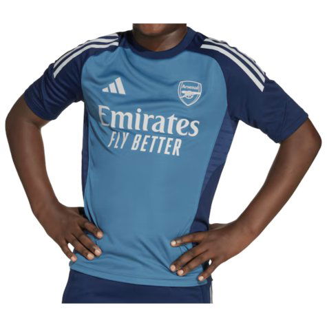 2025-2026 Arsenal Training Shirt (Blanch Blue) - Kids (S.Cazorla 19)
