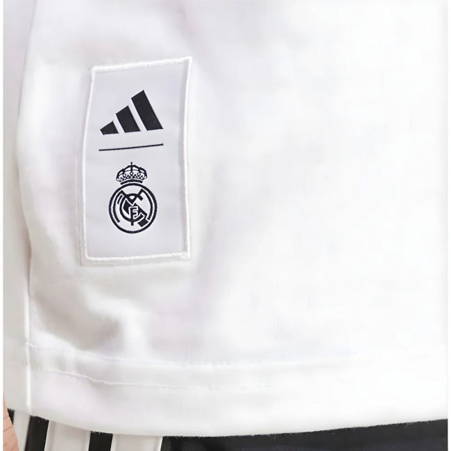 2025-2026 Real Madrid Seasonal Graphic Tee (White)