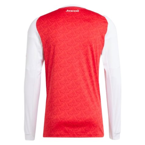 2025-2026 Arsenal Long Sleeve Home Shirt