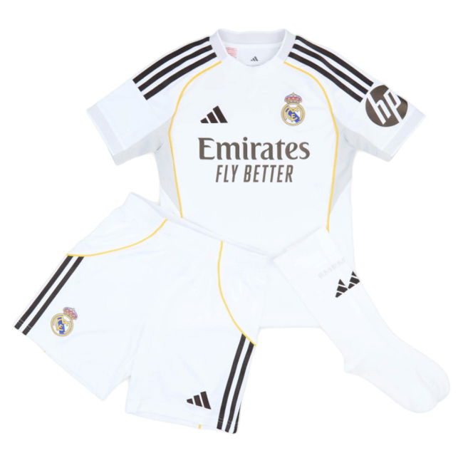 2025-2026 Real Madrid Home Youth Kit (Your Name)