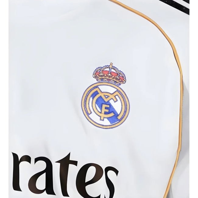 2025-2026 Real Madrid Long Sleeve Home Shirt (Huijsen 24)