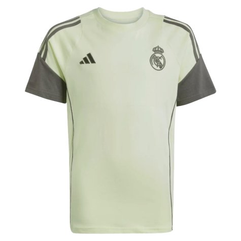 2025-2026 Real Madrid Training Tee (Almost Lime) - Kids (Carvajal 2)