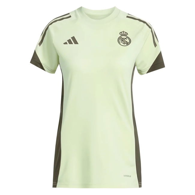 2025-2026 Real Madrid Training Jersey (Almost Lime) - Womens (Figo 10)