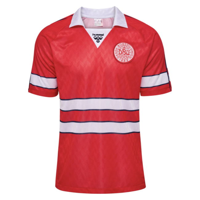 1988 Denmark Home Retro Shirt (Elkjaer 10)