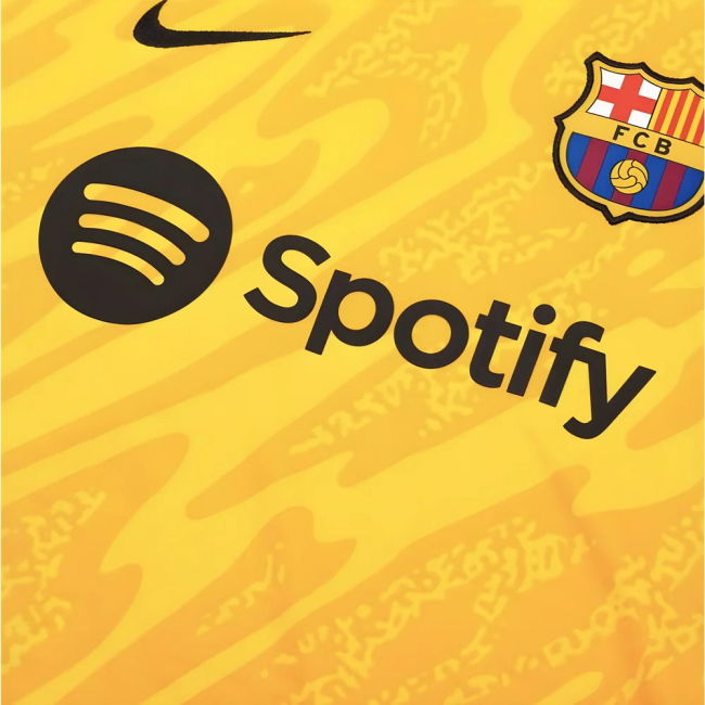 2024-2025 Barcelona Away Goalkeeper Shirt (Yellow)