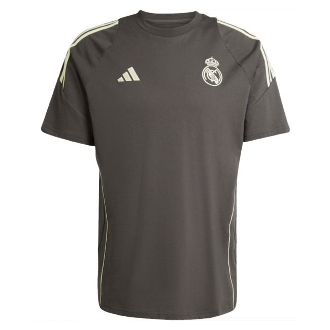 2025-2026 Real Madrid Training Tee (Utility Grey) (Figo 10)