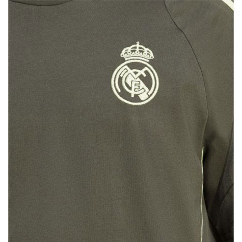 2025-2026 Real Madrid Training Tee (Utility Grey)
