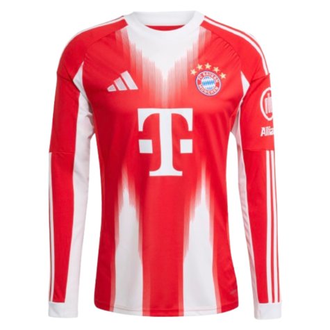 2025-2026 Bayern Munich Long Sleeve Home Shirt (Olise 17)