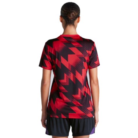 2025-2026 Man Utd Pre-Match Shirt (Red) - Womens (Shaw 23)