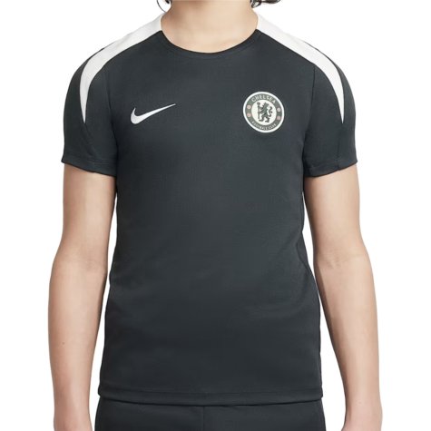 2025-2026 Chelsea Strike Training Shirt (Green) - Kids (Gusto 27)