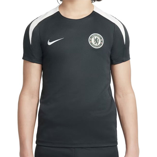 2025-2026 Chelsea Strike Training Shirt (Green) - Kids (Neto 7)