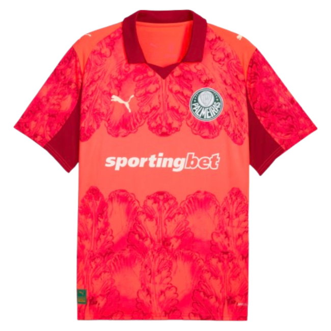 2025-2026 KIDSUPER x SE Palmeiras CWC Shirt (Glowing Red) (Your Name)