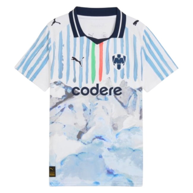 2025-2026 KIDSUPER x CF Monterrey CWC Shirt (White) - Kids (Torres 8)