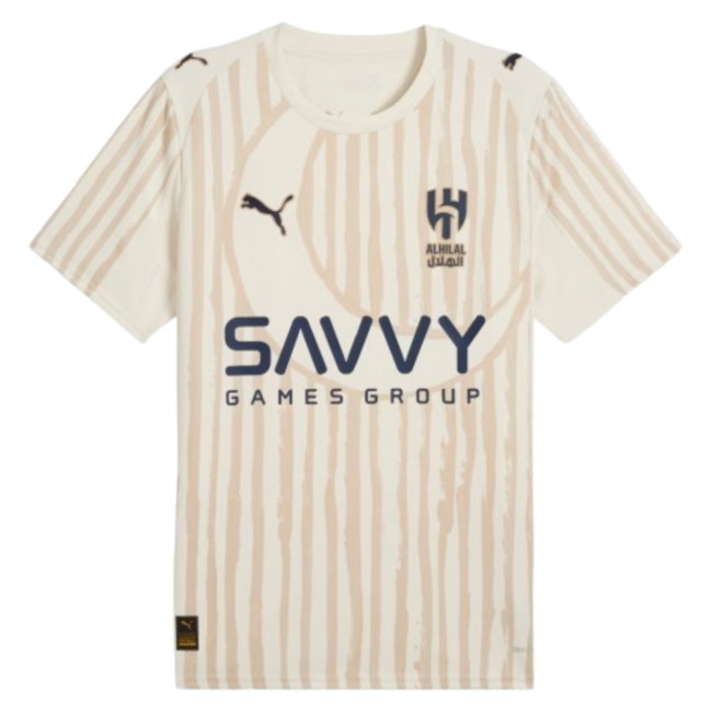 2025-2026 KIDSUPER x Al-Hilal CWC Goalkeeper Shirt (Alpine Snow) (Your Name)