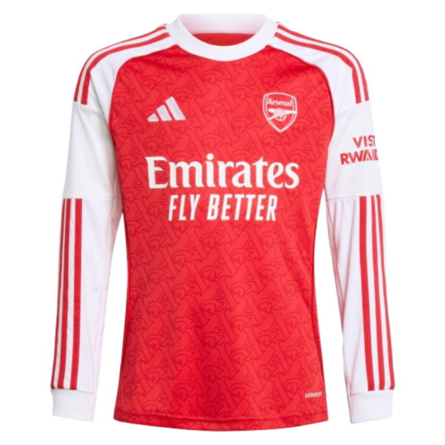 2025-2026 Arsenal Long Sleeve Home Shirt (Kids) (Henry 14)