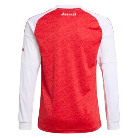 2025-2026 Arsenal Long Sleeve Home Shirt (Kids)