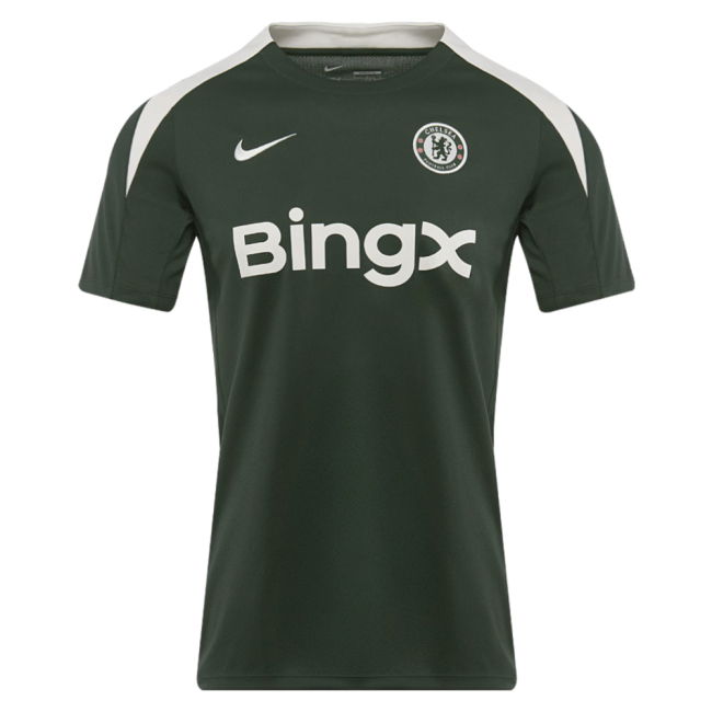 2025-2026 Chelsea Dri-Fit Strike Training Shirt (Green) (Neto 7)