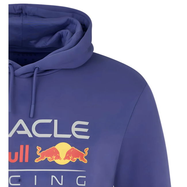 2025 Red Bull Racing Large Front Logo Hoodie (Skipper Blue)