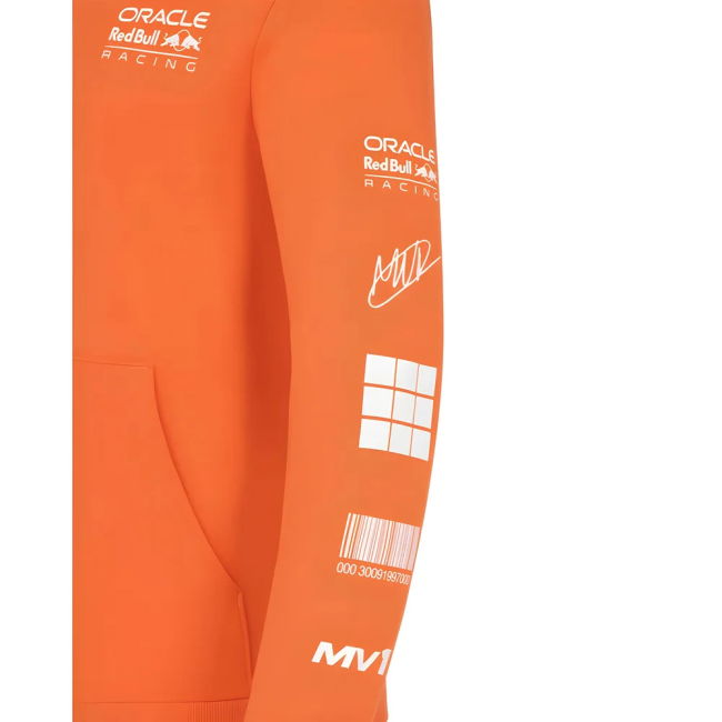 2025 Red Bull Racing MV Puzzle OH Hoodie (Exotic Orange) - Kids
