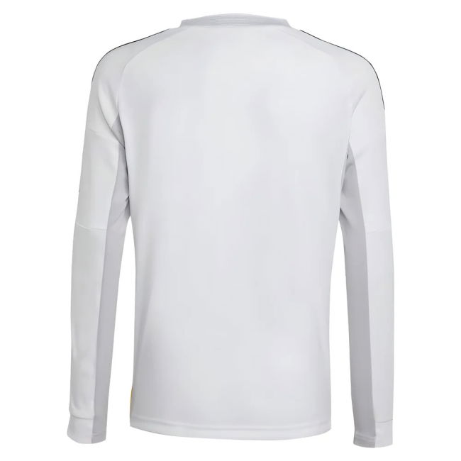 2025-2026 Real Madrid Long Sleeve Home Shirt (Kids) (Huijsen 24)