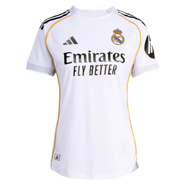 2025-2026 Real Madrid Authentic Home Shirt (Womens) (Rodrygo 11)