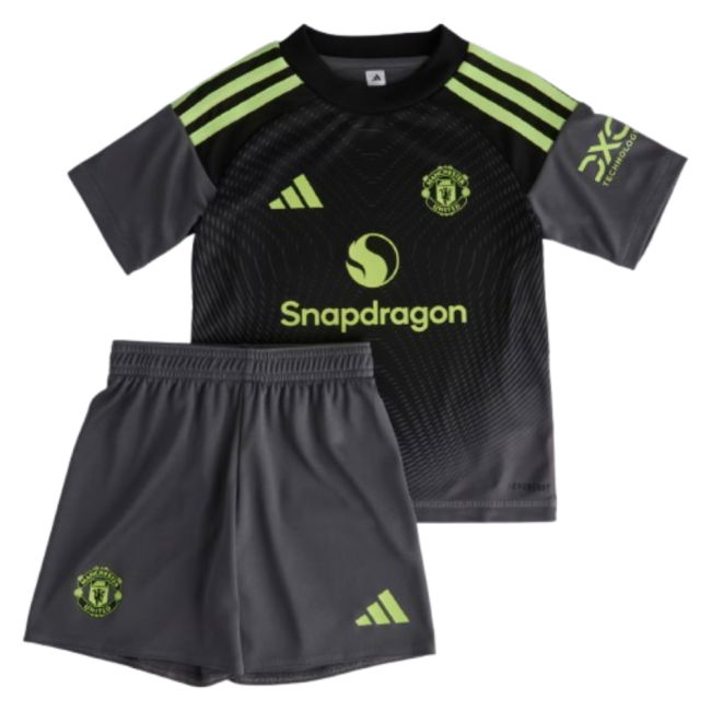 2025-2026 Man Utd Home Goalkeeper Mini Kit (Schmeichel 1)