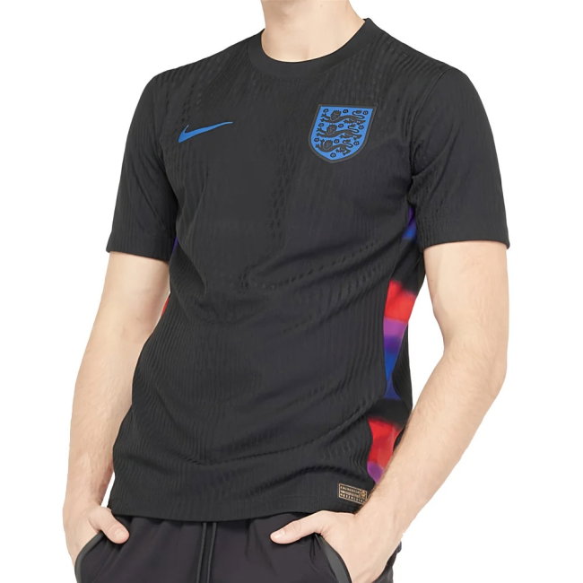 2025-2026 England WEC Authentic Away Shirt (Black) - Mens (Your Name)