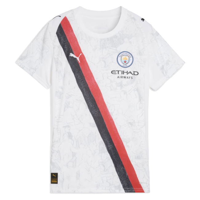 2025-2026 KIDSUPER x Manchester City CWC Shirt (White) - Womens (Silva 21)