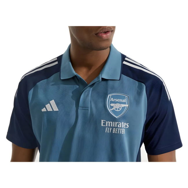 2025-2026 Arsenal Polo Shirt (Blanch Blue)