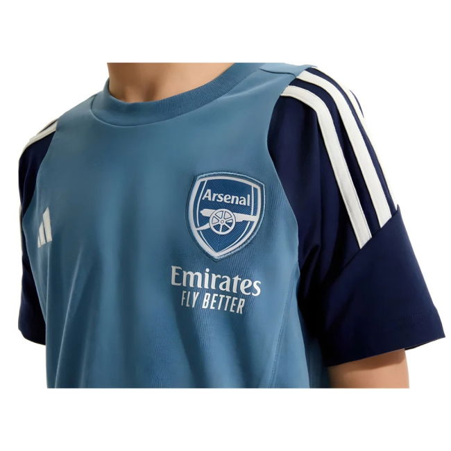 2025-2026 Arsenal Training Tee (Blanch Blue) - Kids